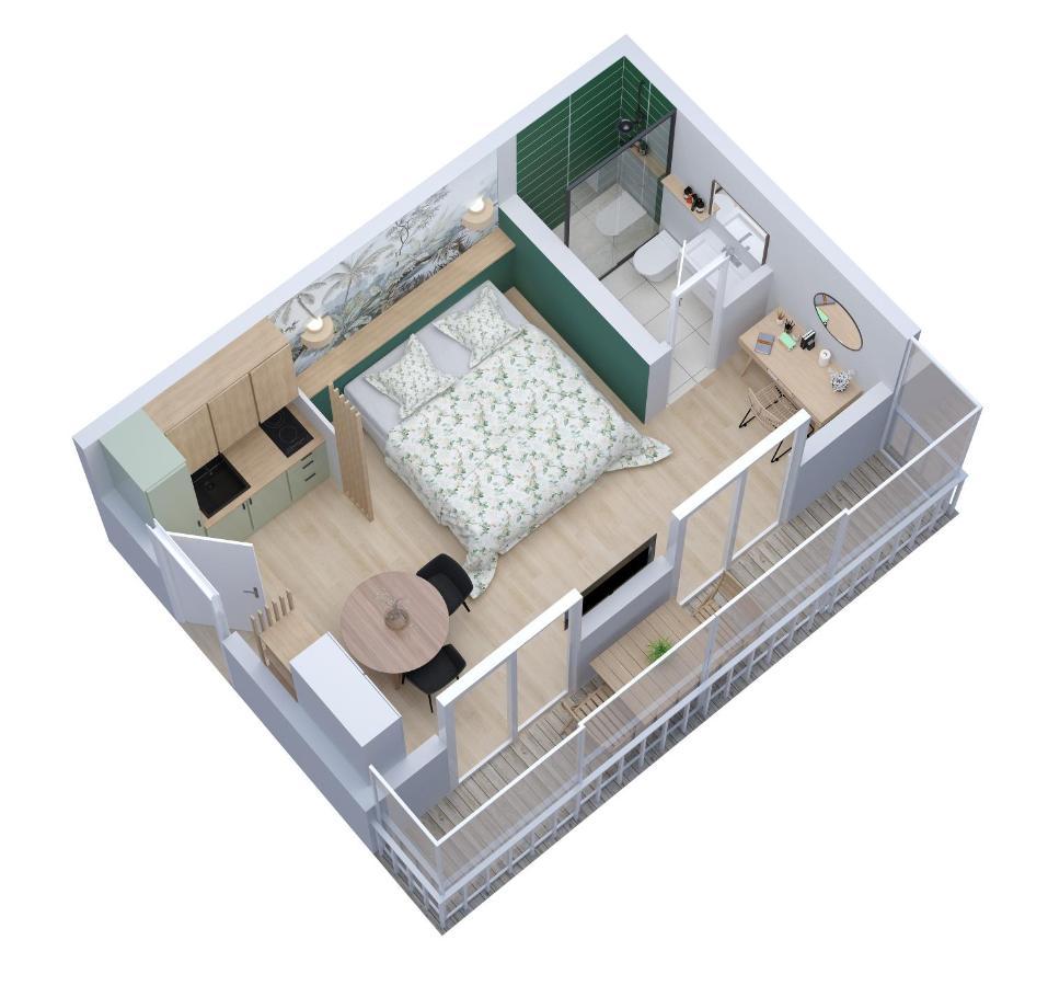 Le Phare Ouest - 80 M De La Mer - Vue Ocean Sur Le Balcon - Entierement Renove - Internet Haut Debit - Nouveau 플뢰메르 외부 사진